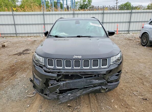 3C4NJDBB3HT681939 2017 JEEP COMPASS Black Widok z przodu