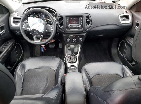 3C4NJDBB3HT681939 2017 JEEP COMPASS Black Widok deski rozdzielczej
