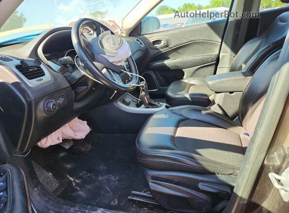 3C4NJDBB3JT360862 2018 JEEP COMPASS Gray Widok wnętrza z przodu