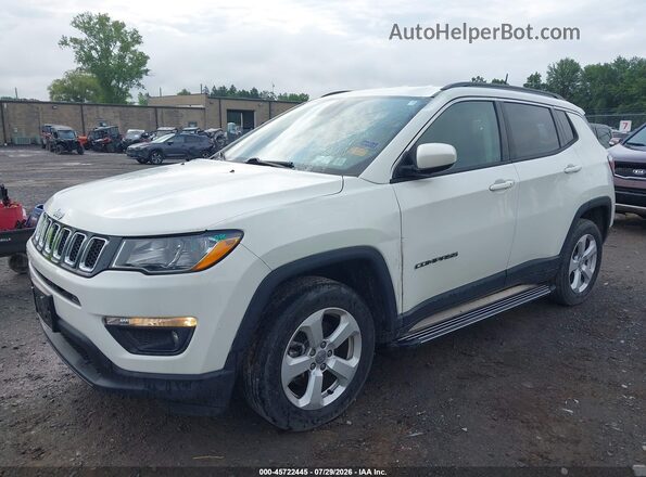 3C4NJDBB3JT423023 2018 JEEP COMPASS White წინა მარცხენა ხედი სამი მეოთხედიდან