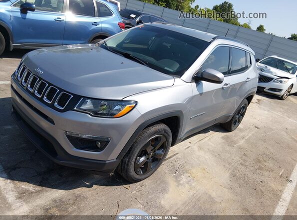 3C4NJDBB3KT596784 2019 JEEP COMPASS Gray Առջևի ձախ երեք քառորդ տեսարան