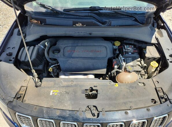 3C4NJDBB3KT628679 2019 JEEP COMPASS Blue Vista del compartimento del motor