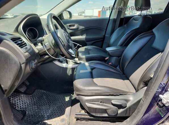 3C4NJDBB3KT628679 2019 JEEP COMPASS Blue Vista interior delantera