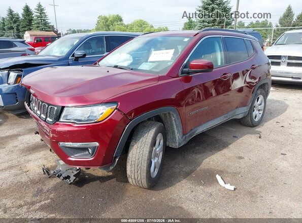 3C4NJDBB3MT502776 2021 JEEP COMPASS Красный Передняя левая четверть