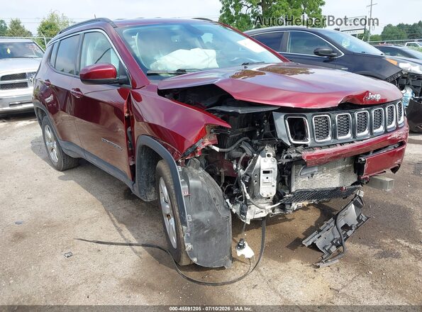 3C4NJDBB3MT502776 2021 JEEP COMPASS Красный Вид спереди