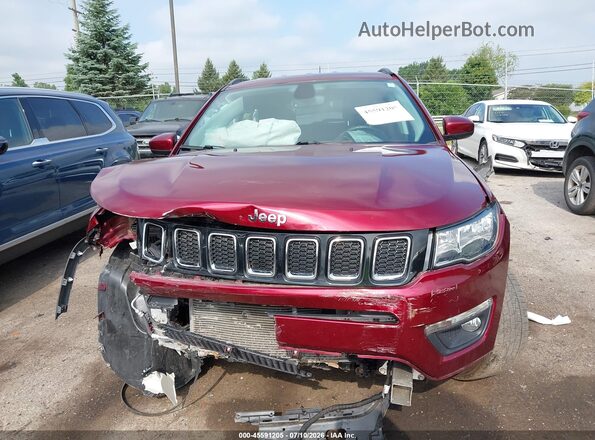 3C4NJDBB3MT502776 2021 JEEP COMPASS Красный Вид щитка приборов