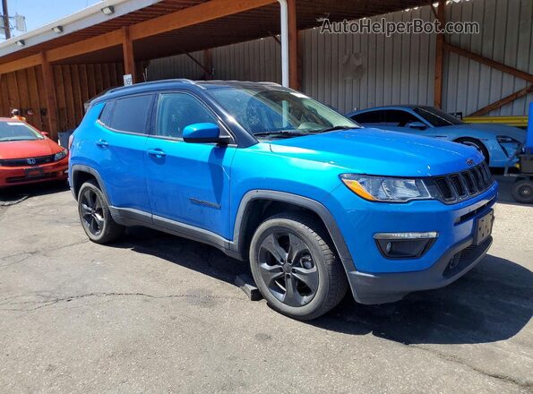 3C4NJDBB3MT512661 2021 JEEP COMPASS Blue წინა მარჯვენა