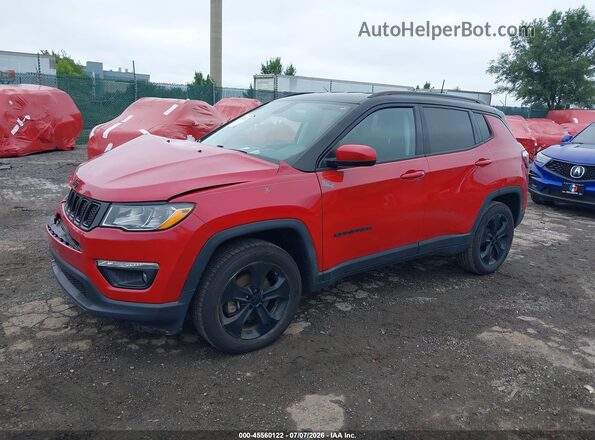 3C4NJDBB3MT519139 2021 JEEP COMPASS Red Առջևի ձախ երեք քառորդ տեսարան