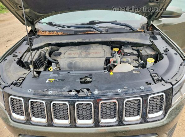 3C4NJDBB4HT647041 2017 JEEP COMPASS Green Widok komory silnika