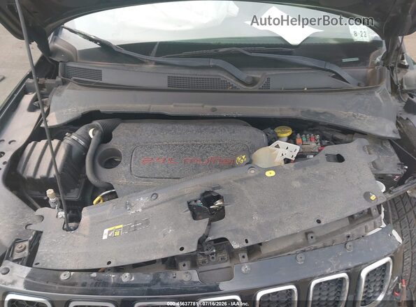3C4NJDBB4HT651154 2017 JEEP COMPASS Black Вид ззаду