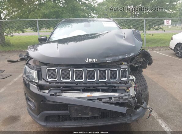 3C4NJDBB4HT651154 2017 JEEP COMPASS Black Вид щитка приладів