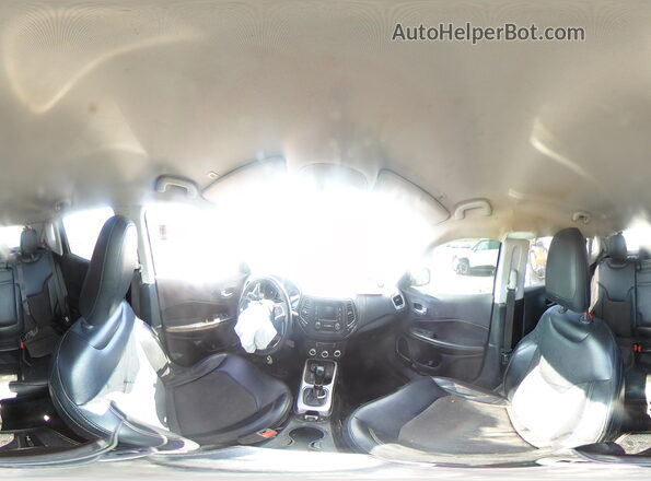 3C4NJDBB4HT680461 2017 JEEP COMPASS Silver Vista de la etiqueta del VIN