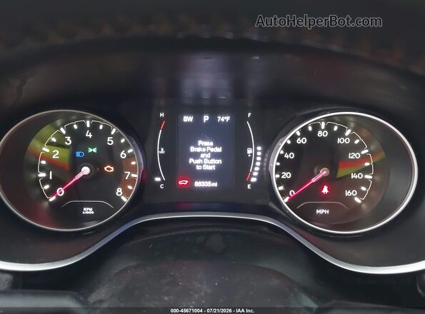 3C4NJDBB4JT150335 2018 JEEP COMPASS Gray Widok tylnych siedzeń