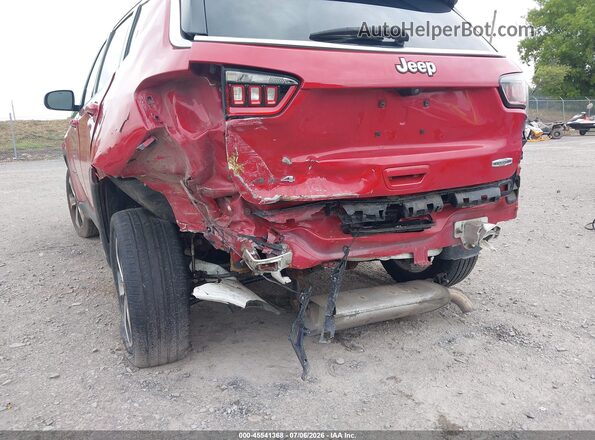 3C4NJDBB4JT178166 2018 JEEP COMPASS Красный Вид спереди