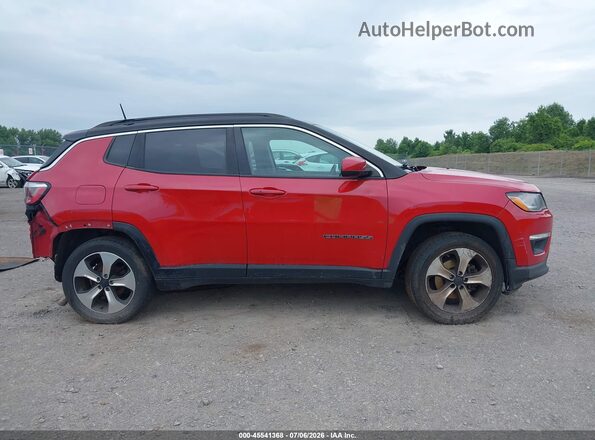 3C4NJDBB4JT178166 2018 JEEP COMPASS Красный Панорамный вид салона 360°
