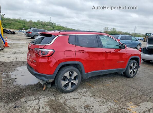 3C4NJDBB4JT313999 2018 JEEP COMPASS Red Rear right