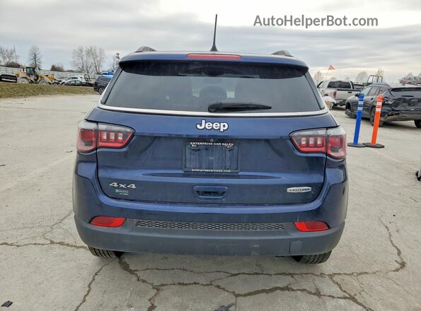 3C4NJDBB4JT316143 2018 JEEP COMPASS Blue Вид ззаду
