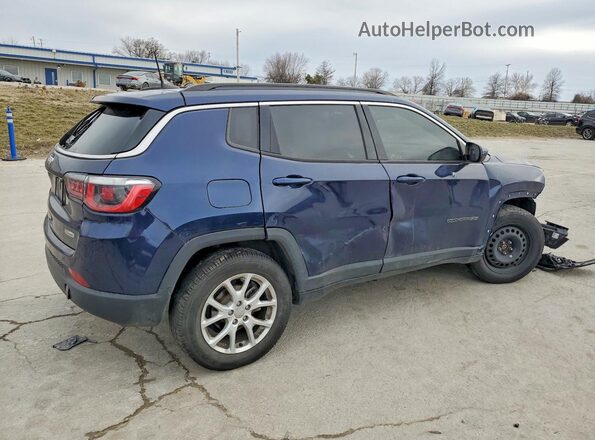 3C4NJDBB4JT316143 2018 JEEP COMPASS Blue Задня права чверть