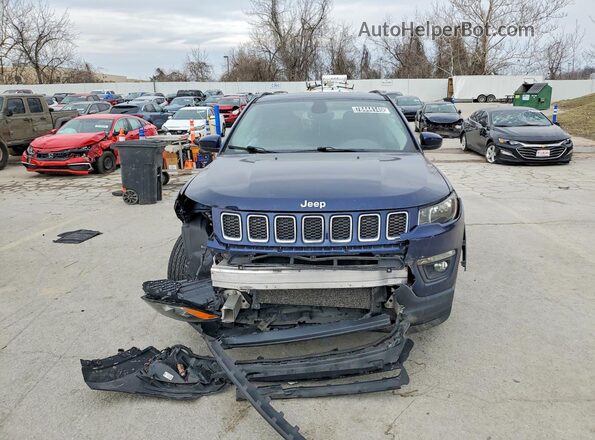 3C4NJDBB4JT316143 2018 JEEP COMPASS Blue Вид спереду
