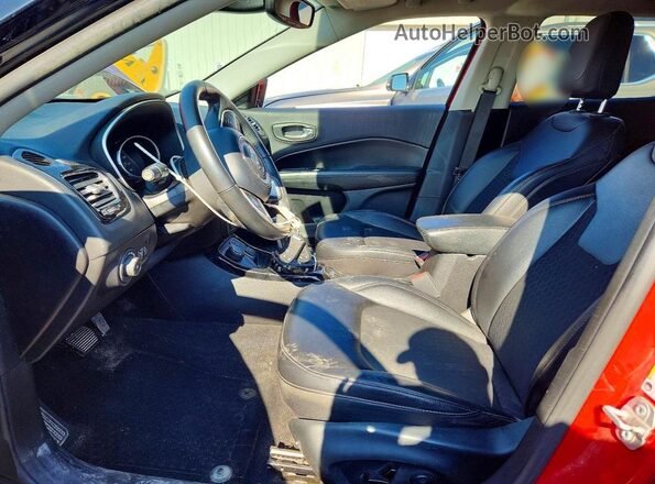 3C4NJDBB4KT761127 2019 JEEP COMPASS Red Vista interior delantera