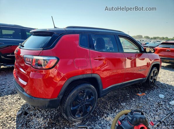 3C4NJDBB4KT761127 2019 JEEP COMPASS Red Trasero derecho