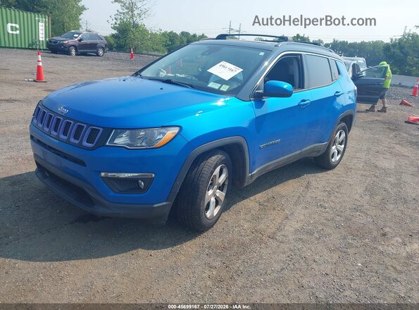 3C4NJDBB4KT838224 2019 JEEP COMPASS Blue წინა მარცხენა ხედი სამი მეოთხედიდან