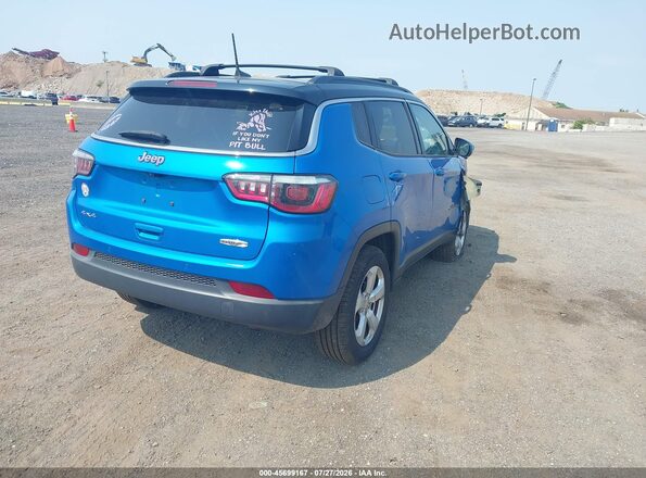 3C4NJDBB4KT838224 2019 JEEP COMPASS Blue უკანა მარჯვენა