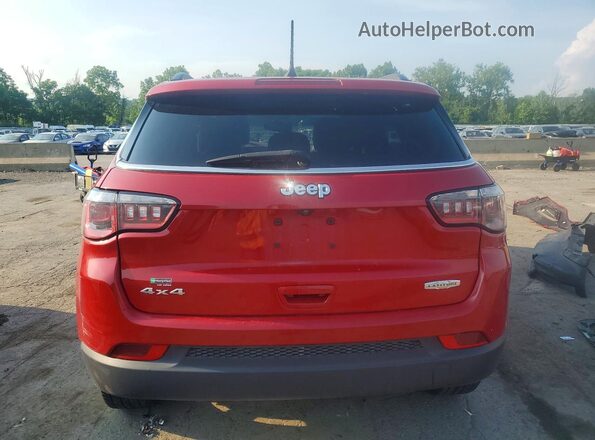 3C4NJDBB4LT104314 2020 JEEP COMPASS Red Rear view