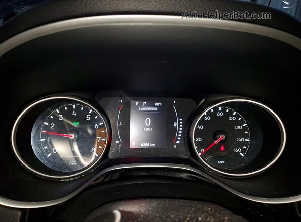 3C4NJDBB4LT230558 2020 JEEP COMPASS Gray Vista del cuadro de instrumentos
