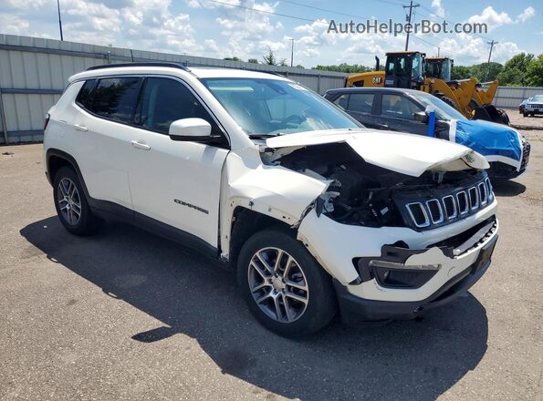 3C4NJDBB4LT251975 2020 JEEP COMPASS White Przód prawy