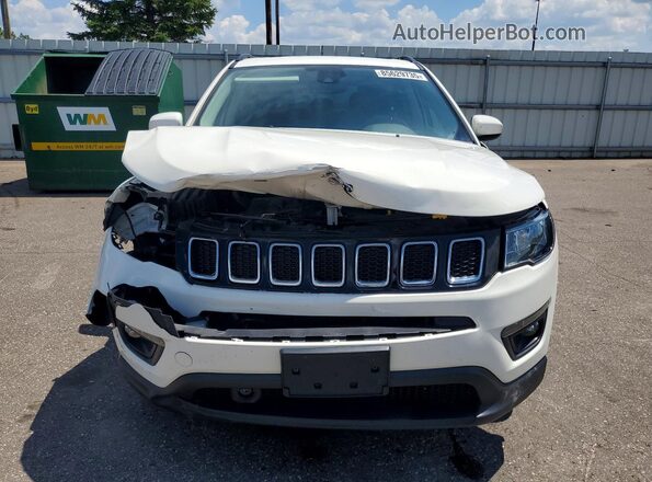 3C4NJDBB4LT251975 2020 JEEP COMPASS White Widok z przodu