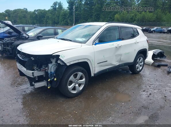 3C4NJDBB4MT540307 2021 JEEP COMPASS White Przód lewy