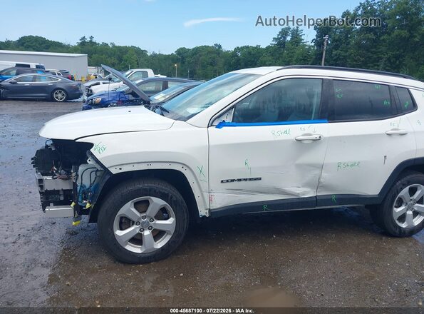 3C4NJDBB4MT540307 2021 JEEP COMPASS White Widok z przodu