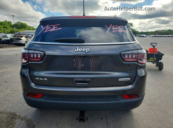 3C4NJDBB5JT483899 2018 JEEP COMPASS Gray Հետևի տեսք