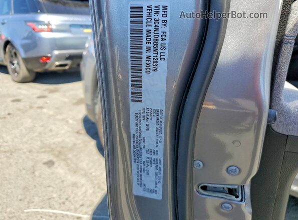 3C4NJDBB5NT128379 2022 JEEP COMPASS Silver Вид наклейки з VIN-кодом