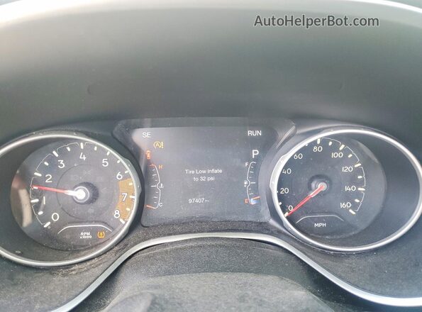 3C4NJDBB6HT651432 2017 JEEP COMPASS White Vista del cuadro de instrumentos