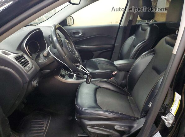 3C4NJDBB6HT679912 2017 JEEP COMPASS Black Front interior view