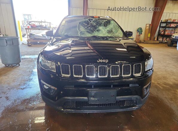 3C4NJDBB6JT162261 2018 JEEP COMPASS Black Front view