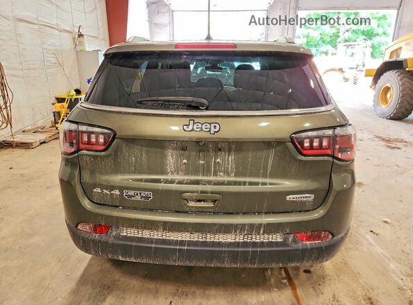 3C4NJDBB6JT185300 2018 JEEP COMPASS Gray უკანა ხედი