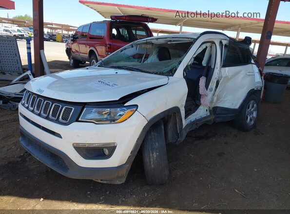 3C4NJDBB6JT206291 2018 JEEP COMPASS White Front left