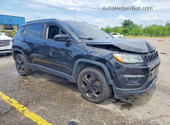 3C4NJDBB6JT298714 2018 JEEP COMPASS Черный Передняя правая четверть