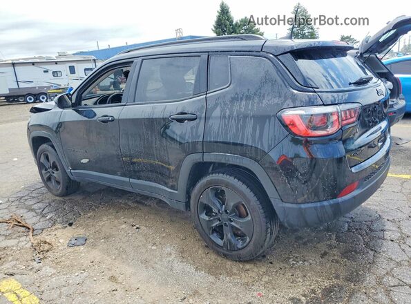 3C4NJDBB6JT298714 2018 JEEP COMPASS Черный Задняя левая четверть