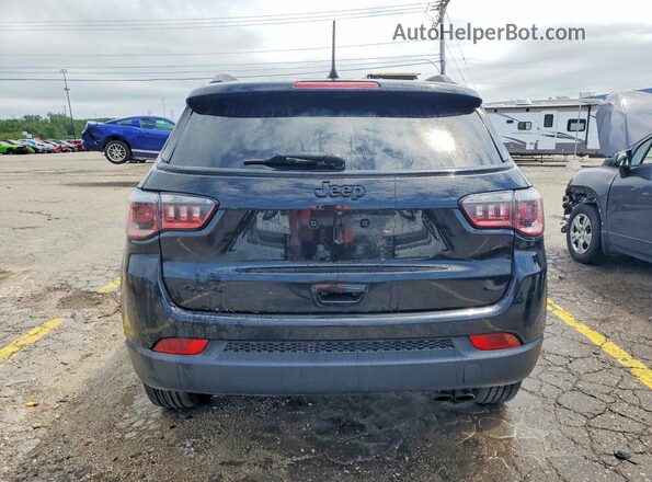 3C4NJDBB6JT298714 2018 JEEP COMPASS Черный Вид сзади