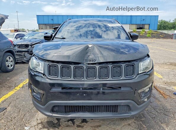 3C4NJDBB6JT298714 2018 JEEP COMPASS Черный Вид спереди