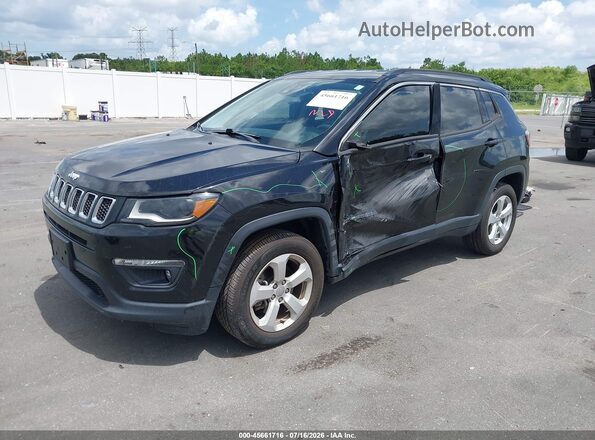 3C4NJDBB6JT413912 2018 JEEP COMPASS Черный Передняя левая четверть