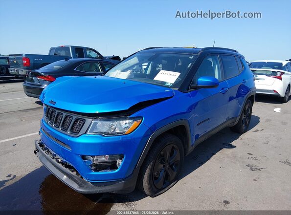 3C4NJDBB6KT629826 2019 JEEP COMPASS Blue Vista tres cuartos delantera izquierda