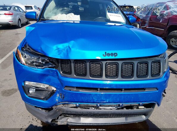 3C4NJDBB6KT629826 2019 JEEP COMPASS Blue Vista frontal