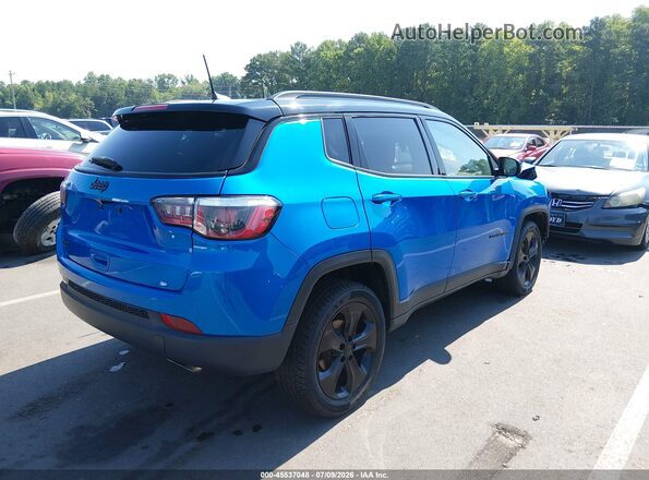 3C4NJDBB6KT629826 2019 JEEP COMPASS Blue Trasero derecho