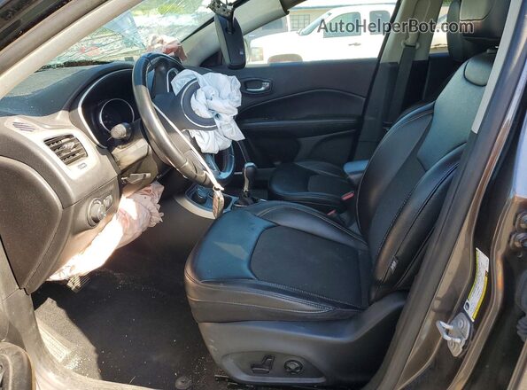 3C4NJDBB6KT761064 2019 JEEP COMPASS Charcoal Front interior view