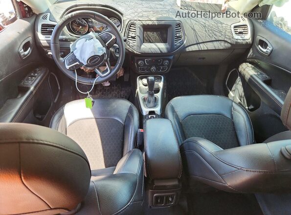 3C4NJDBB6MT543516 2021 JEEP COMPASS Maroon წინა პანელის ხედი